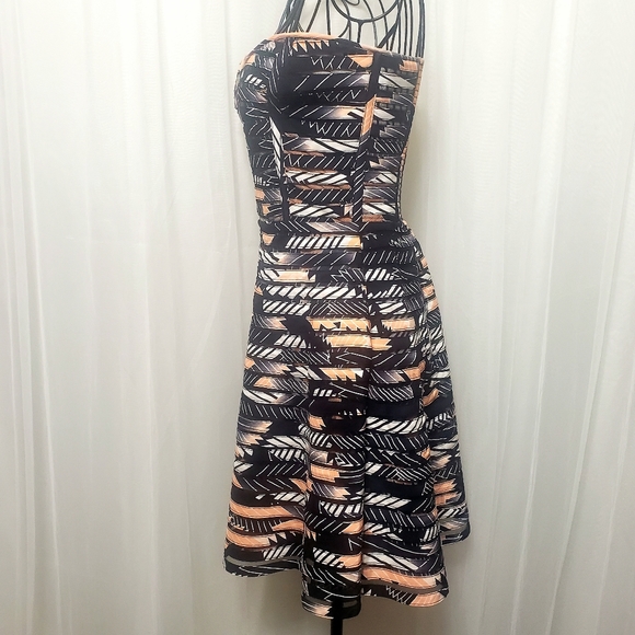 Parker Sz XS NWT Molly Strapless Geo Mini-Dress - Picture 5 of 15